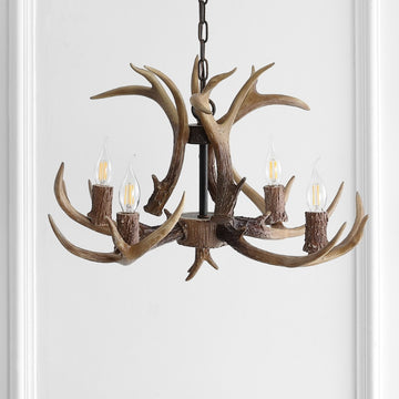 Eldora Adjustable Resin Antler LED Chandelier